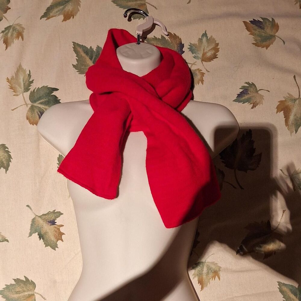 Unbranded Women's Red Scarf-wraps